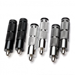 Universal motorcycle aluminum footrests 2 pieces