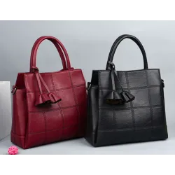Genuine leather shoulder crossbody bag