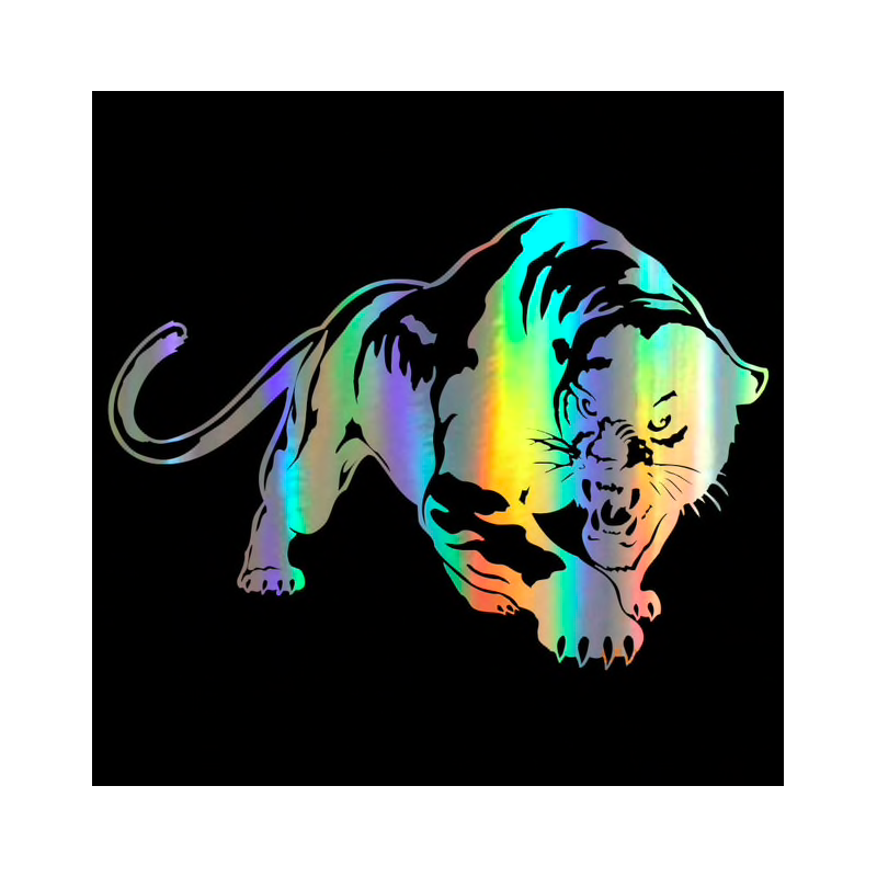 3D wild panther vinyl car sticker decal 19.5 * 13.6 cmStickers