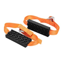 Emergency car tire anti-skid rubber chain 2 piecesWheel parts