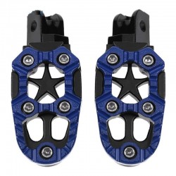 Universal motorcycle metal footrests with spring 8mm 2 pcs
