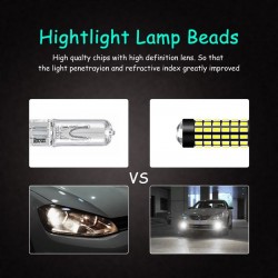 DC 12V H3 LED bulb fog driving car light 2 pcsH3