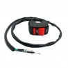 U7 Angel Eye motorcycle LED headlight with switch - fog lamp - CREE chip 3000LM - 2 pieces