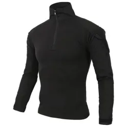 Tactical - military camouflage - men's T-shirt with long sleeve