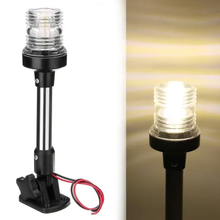 12-24V - fold down - LED navigation light for boat & yacht - 25cm
