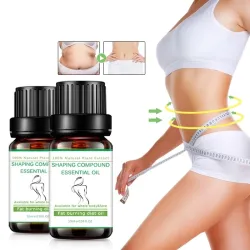 Natural essential massage oil - slimming - fat burning - 2 pcs