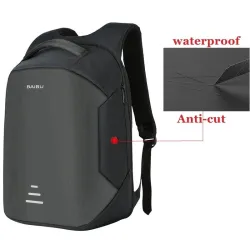 Anti-theft backpack with USB charging - waterproof - 15.6-inch laptop bag