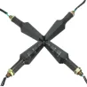 12V LED turn signal amber lights - motorcycle indicators 4pcs set
