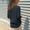 Elegant chiffon blouse with long sleeves
