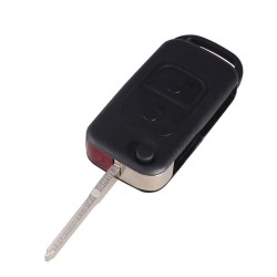 Folding shell - key fob case - 2 buttons for Mercedes Benz SLK E113 A C E S W168 W202 W203Keys