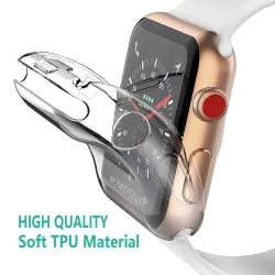 Ultra thin TPU HD protection case for Apple Watch 1-2-3-4-5 - 38mm - 40mm - 42mm - 44mm