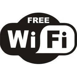 FREE WiFi - sticker