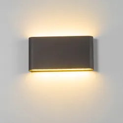 Modern 6W - 12W LED indoor - outdoor wall lamp waterproof IP65