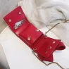 Small elegant bag with bow & chain