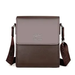 Leather crossbody & shoulder bag set