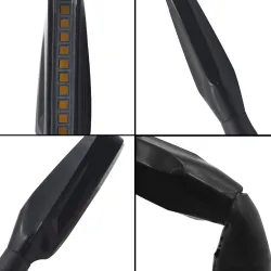 12 LED - motorcycle turn signal lights - indicators for Kawasaki & Harley 2 pcs