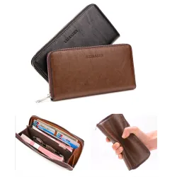 Fashionable leather crossbody & shoulder bag with wallet*