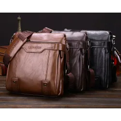 Fashionable leather crossbody & shoulder bag with wallet*