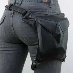 Steampunk - gothic - waist & leg leather bag