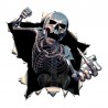 Angry skeleton - vinyl car sticker 15 * 15cmStickers