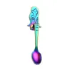 Decorative stainless steel teaspoons for tea & coffee & desserts