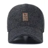 Winter baseball cap with ear flaps