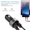 Universal 3.6A dual USB car charger with LED displayInterior accessories