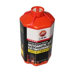 Car fire extinguisher foam - automatic type