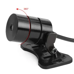 Motorcycle rear warning light - laser fog lamp with pattern
