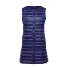 Fall - winter ultralight long down vest