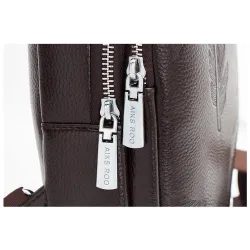 Fashionable crossbody leather bag with leaves patternBags